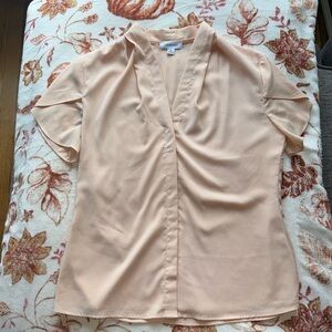 Calvin Klein Short sleeve Tulip Blouse